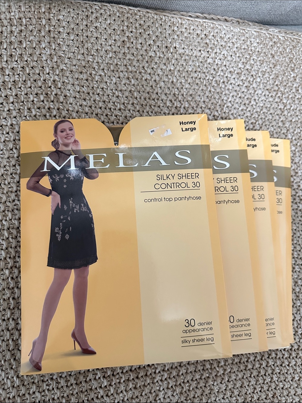 Silky Sheer Control 30 Pantyhose - Honey-Nude